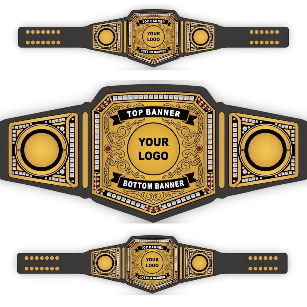 Custom Wrestling Championship Title Belt Design