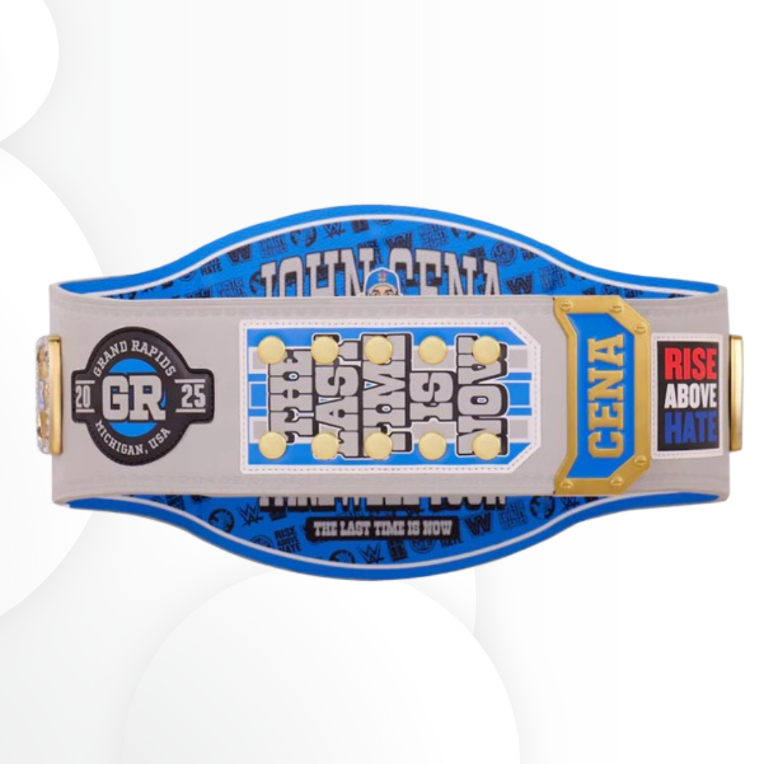 Grand Rapids Exclusive John Cena Farewell Tour 2025 Spinner Championship Replica Title
