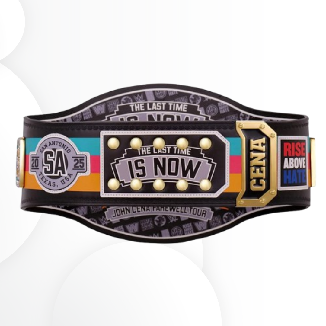 Rare WWE John Cena Farewell Tour 2025 San Antonio Spinner Replica Wrestling Belt