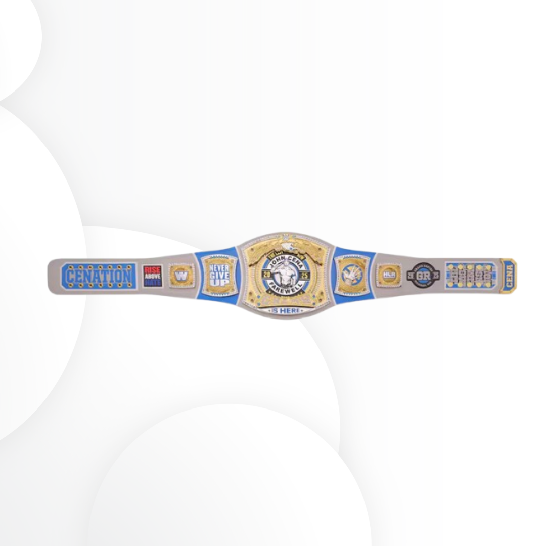 Grand Rapids Exclusive John Cena Farewell Tour 2025 Spinner Championship Replica Title