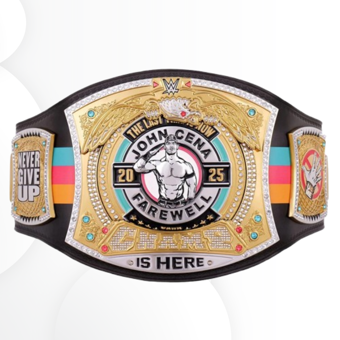 Rare WWE John Cena Farewell Tour 2025 San Antonio Spinner Replica Wrestling Belt