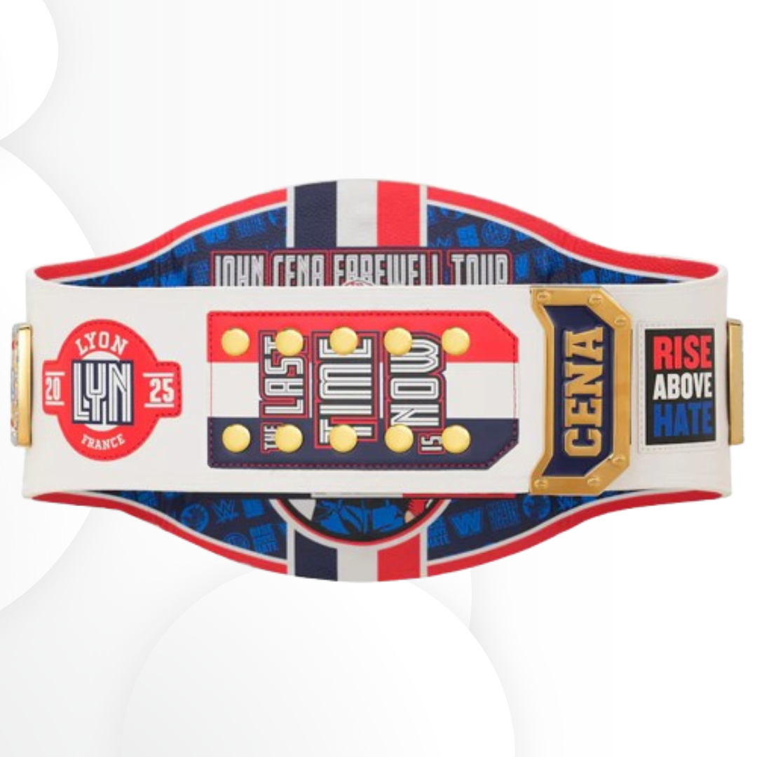 John Cena Farewell Tour 2025 Lyon Spinner Replica Championship Belt
