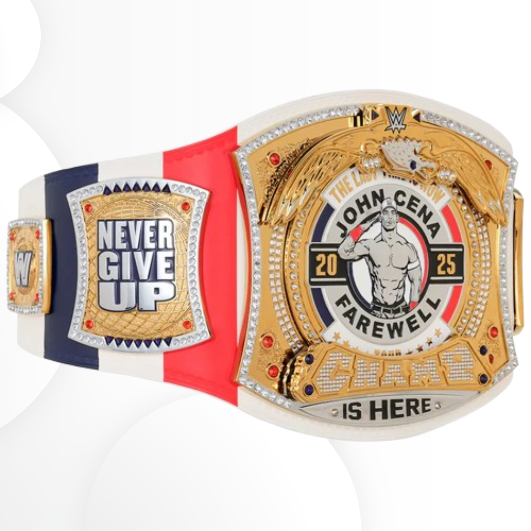 John Cena Farewell Tour 2025 Lyon Spinner Replica Championship Belt