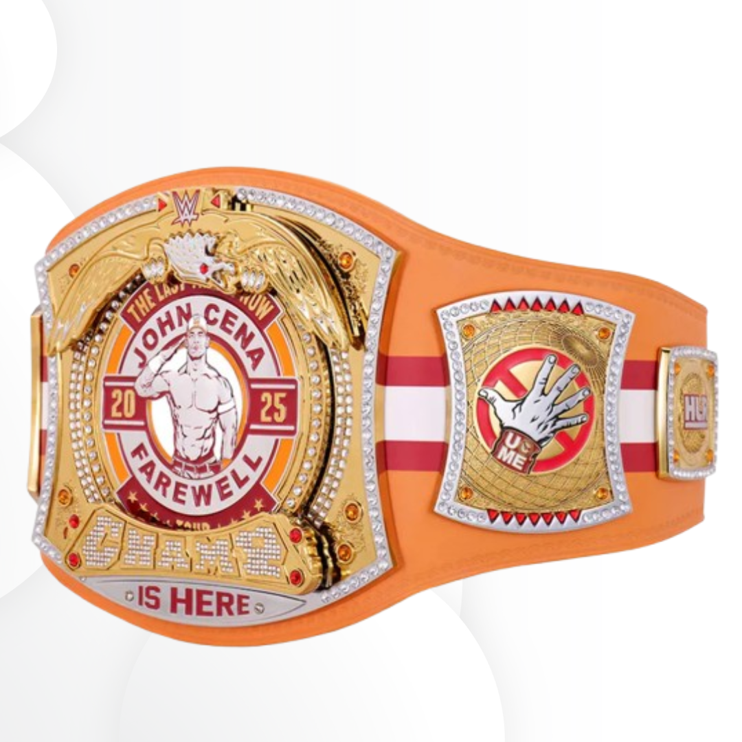 WWE John Cena Farewell Tour 2025-2026 Spinner Championship Replica Title Tampa Edition