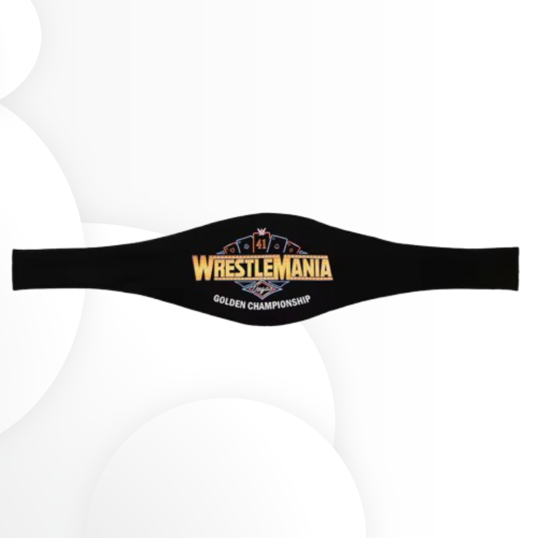 Official WWE WrestleMania 41 Golden Replica Title Belt