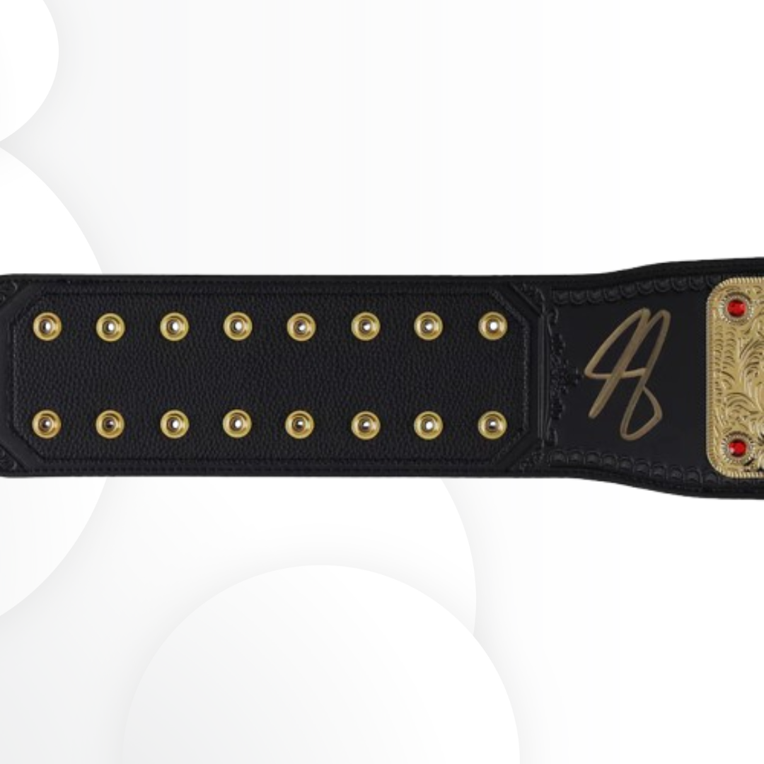 John Cena Signed WWE World Heavyweight Championship Replica Belt