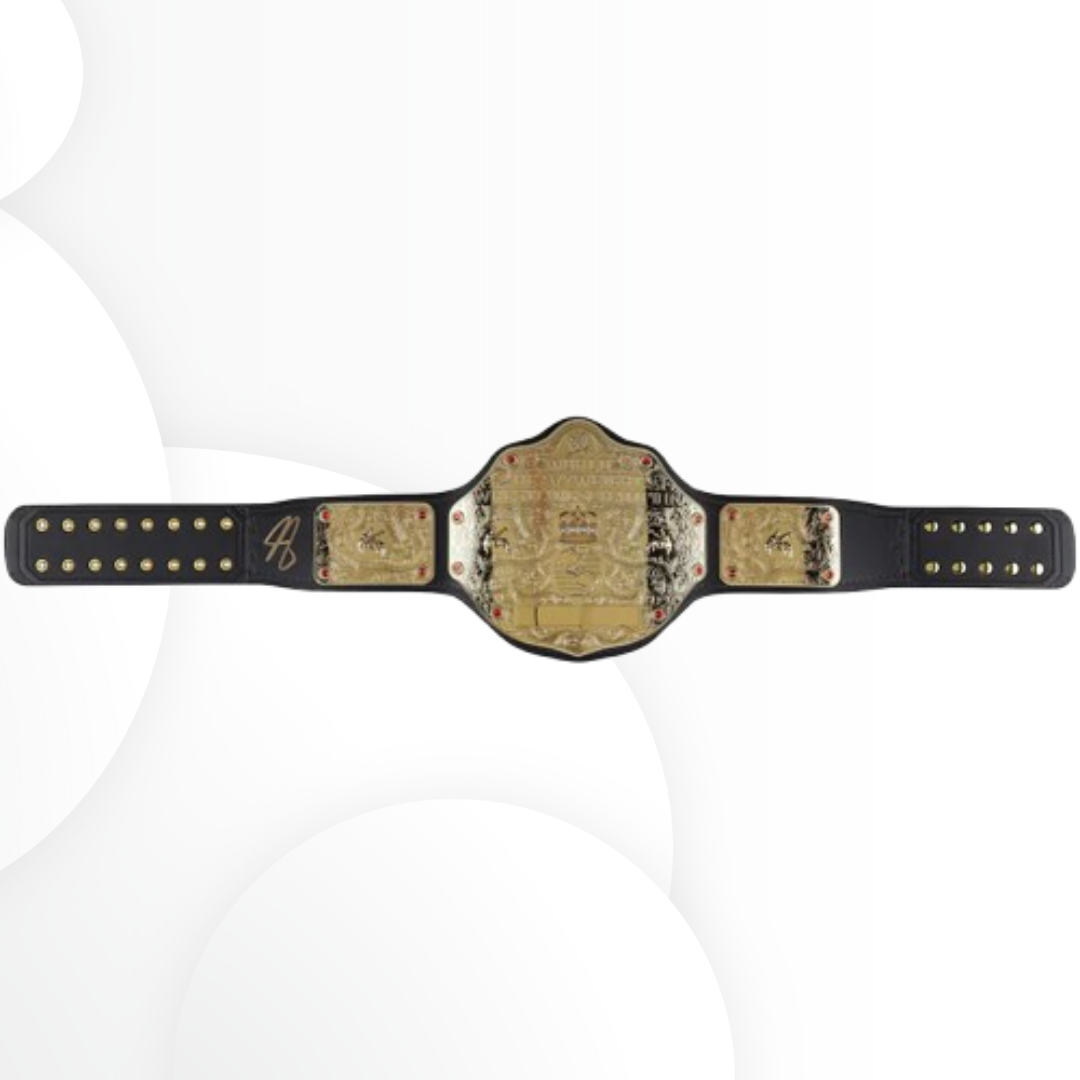 John Cena Signed WWE World Heavyweight Championship Replica Belt