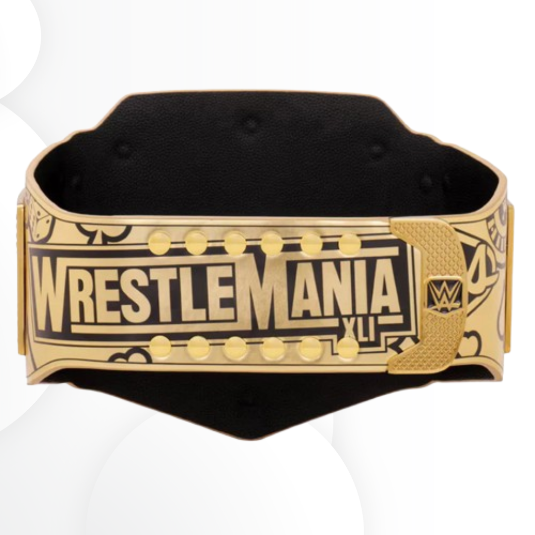 Official WWE WrestleMania 41 Golden Replica Title Belt