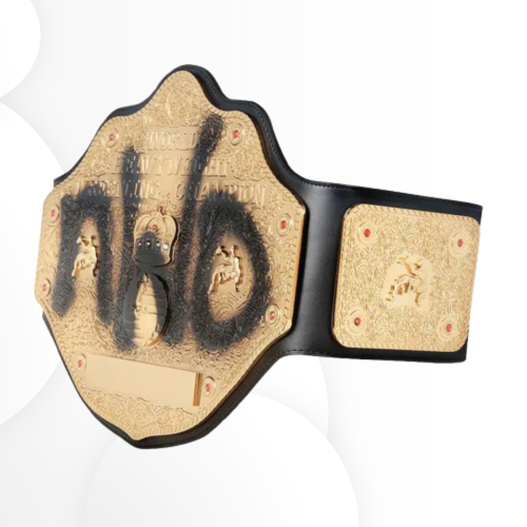WCW Championship Replica Title Belt NWO Spray Painted Edition