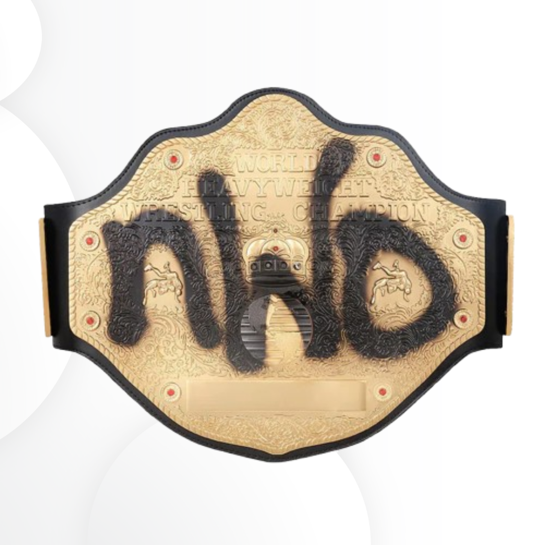 WCW Championship Replica Title Belt NWO Spray Painted Edition
