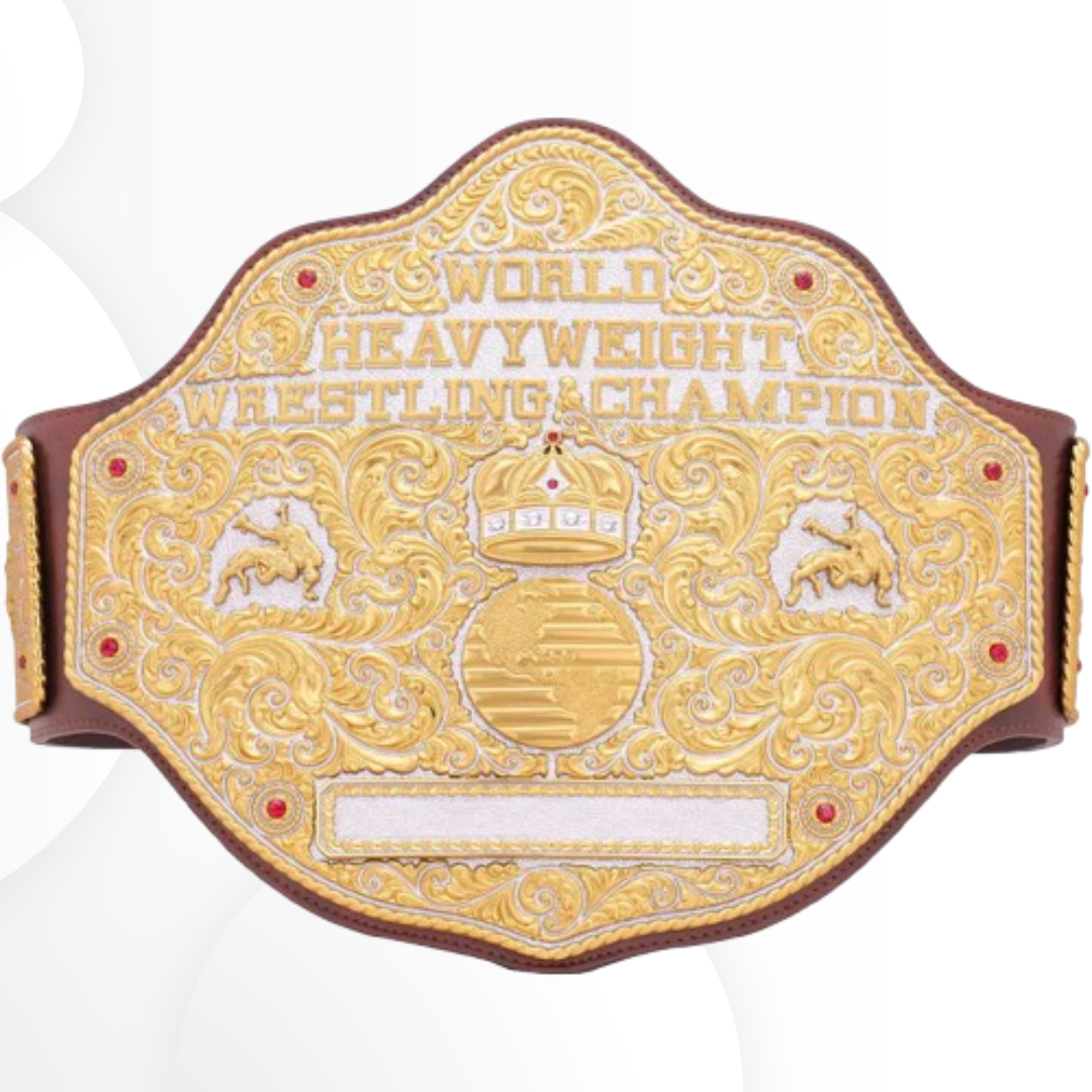 WWE Big Gold World Heavyweight Championship Replica Title Belt 2025
