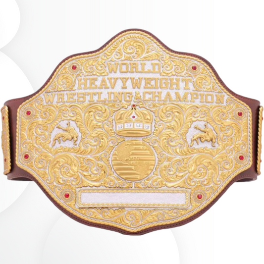 WWE Big Gold World Heavyweight Championship Replica Title Belt 2025
