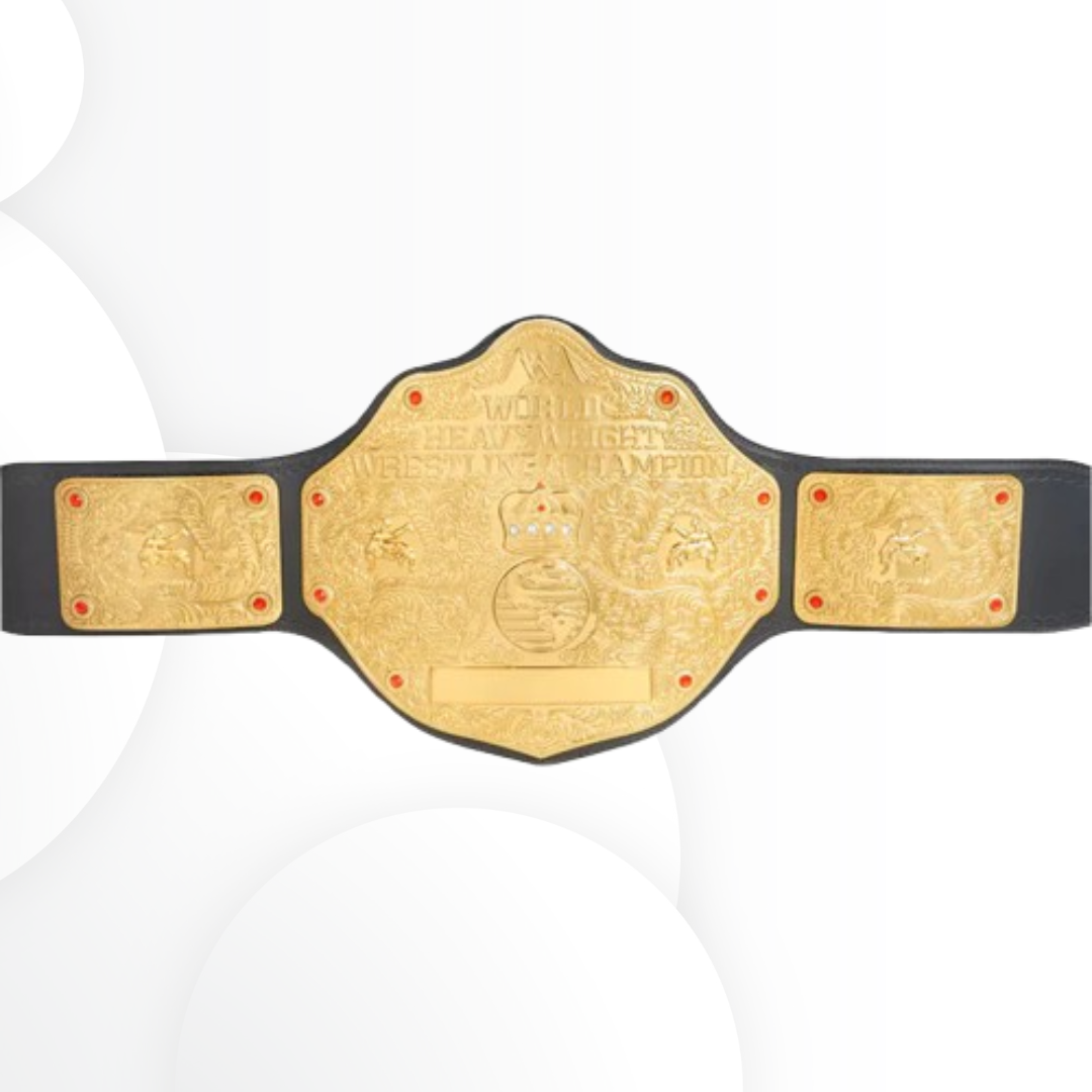 WWE Big Gold World Heavyweight Championship Replica Title Belt 2025