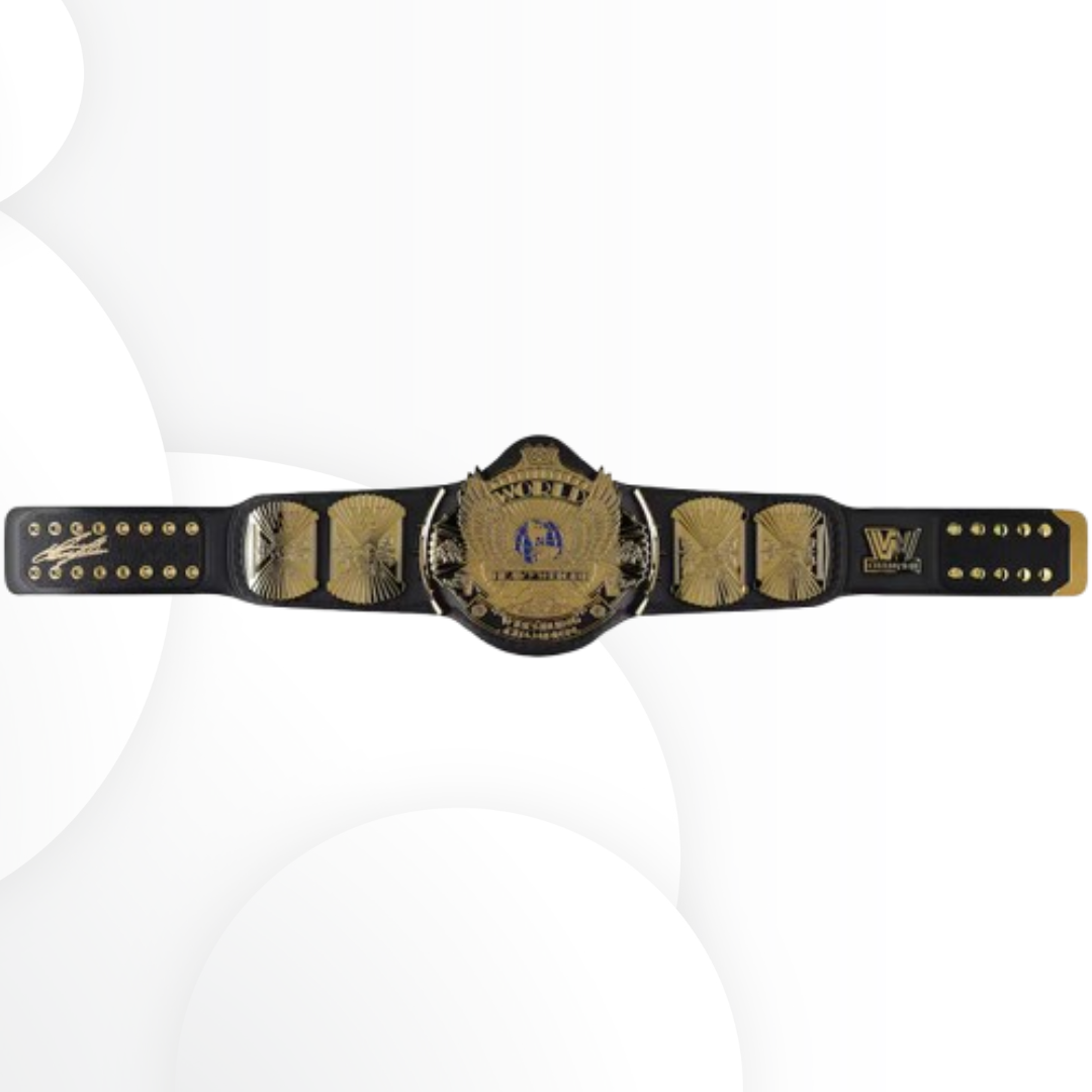 The Undertaker WWE Autographed Winged Eagle Championship Replica Belt