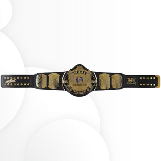 The Undertaker WWE Autographed Winged Eagle Championship Replica Belt