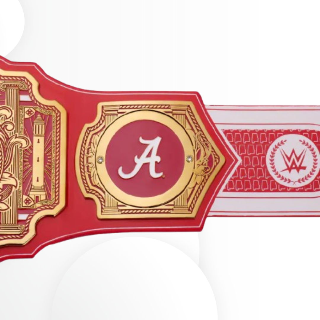 Alabama Crimson Tide WWE Legacy Championship Replica Belt