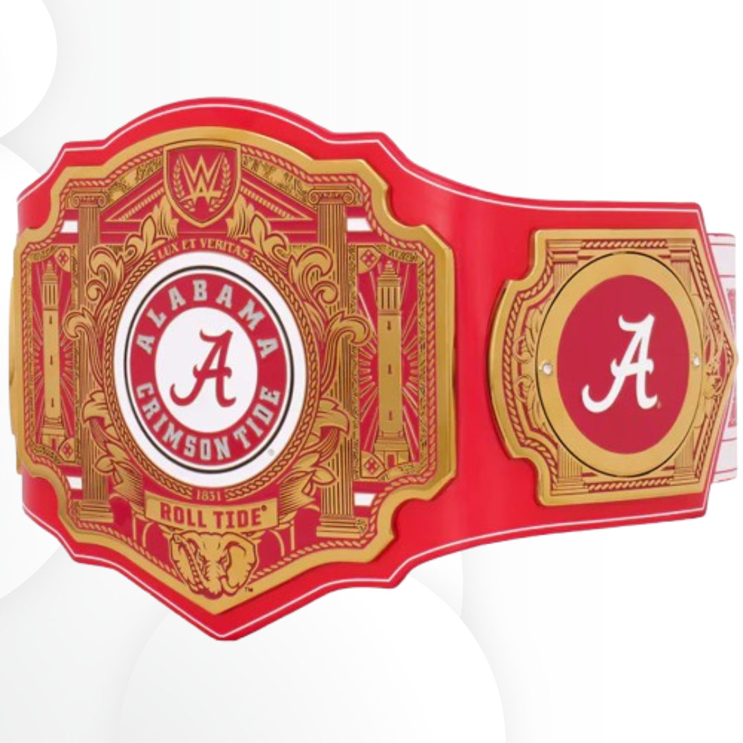 Alabama Crimson Tide WWE Legacy Championship Replica Belt