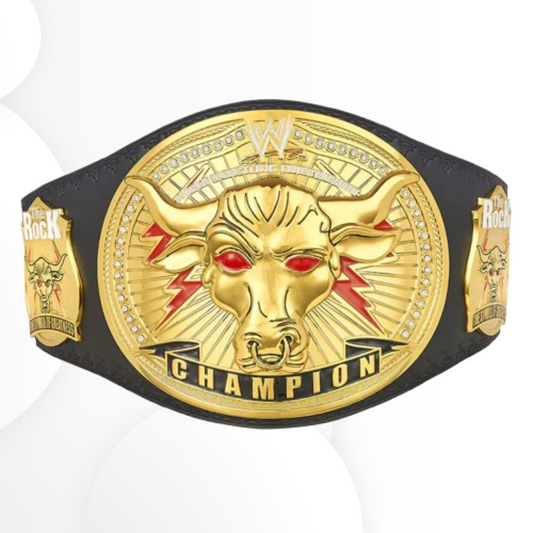 The Rock Brahma Bull WWE Replica Championship Title Belt