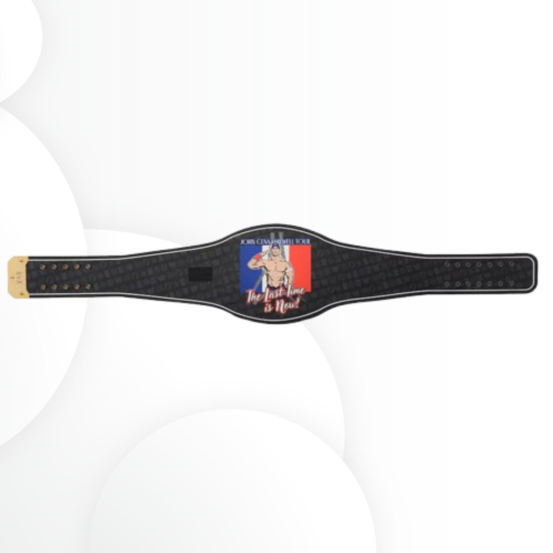 John Cena Farewell Tour 2025 Paris Spinner Replica Championship Belt