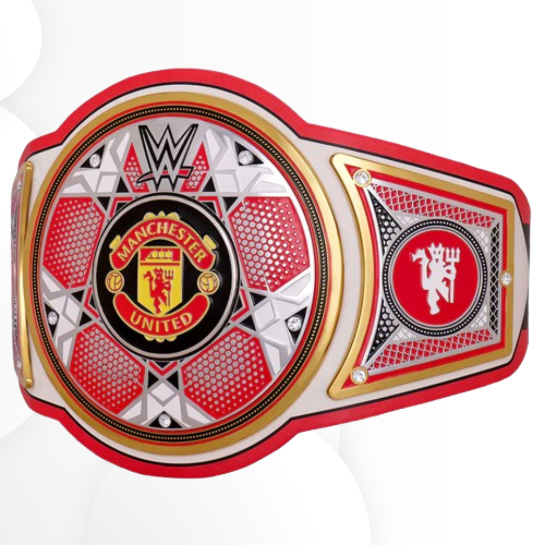 Official WWE x Manchester United Legacy Championship Replica Belt