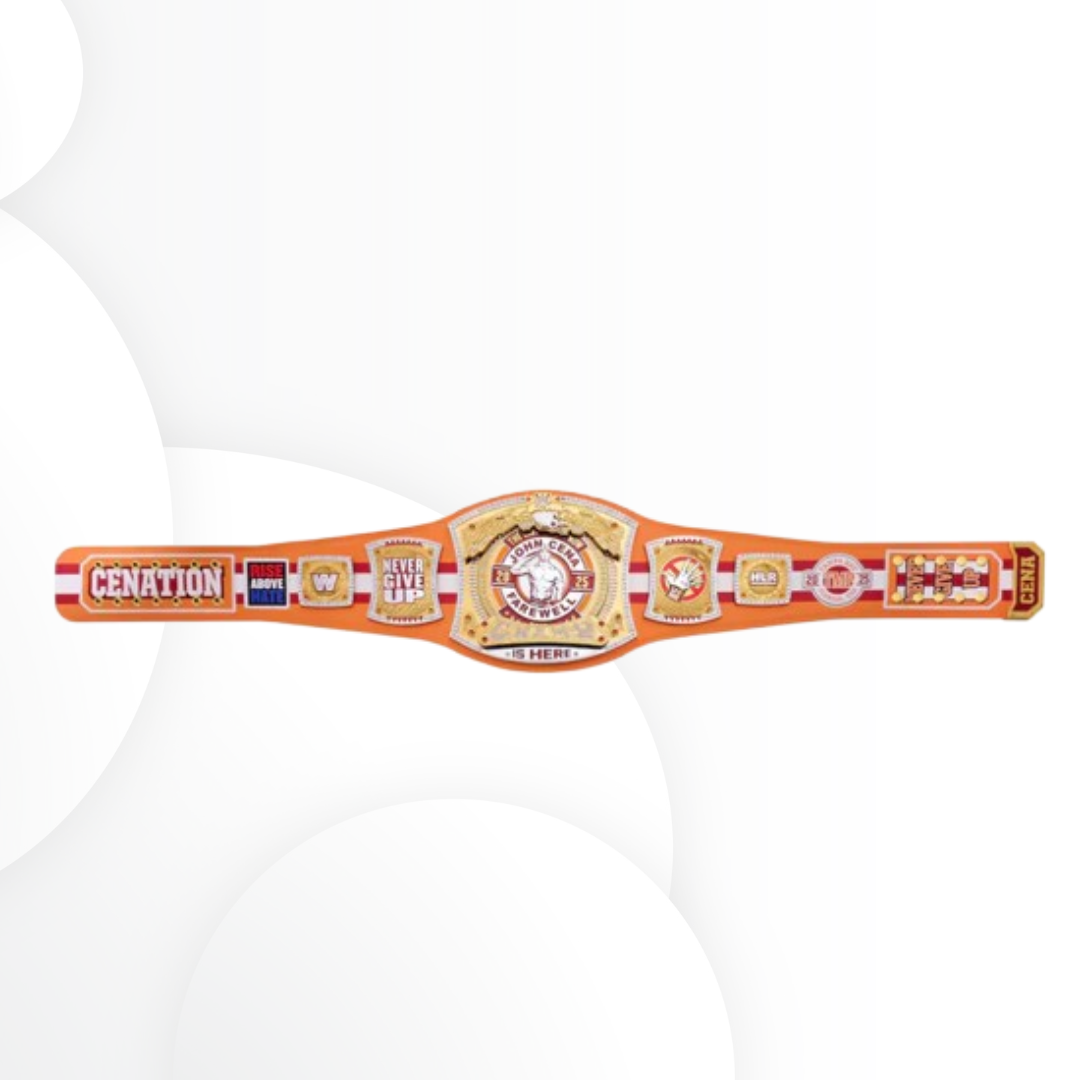 WWE John Cena Farewell Tour 2025-2026 Spinner Championship Replica Title Tampa Edition