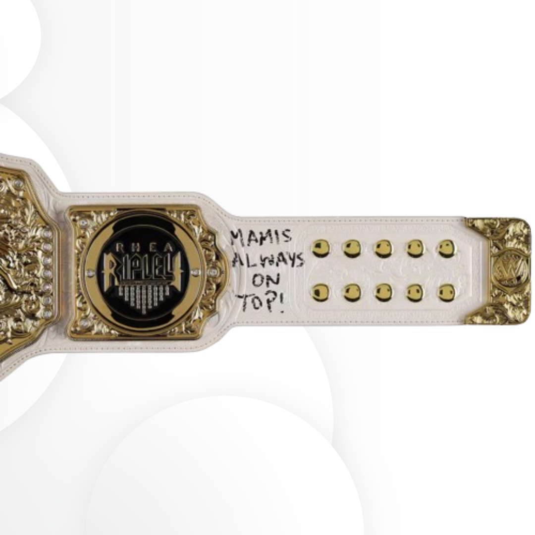 Rhea Ripley WWE Autographed Women’s World Championship Replica Belt
