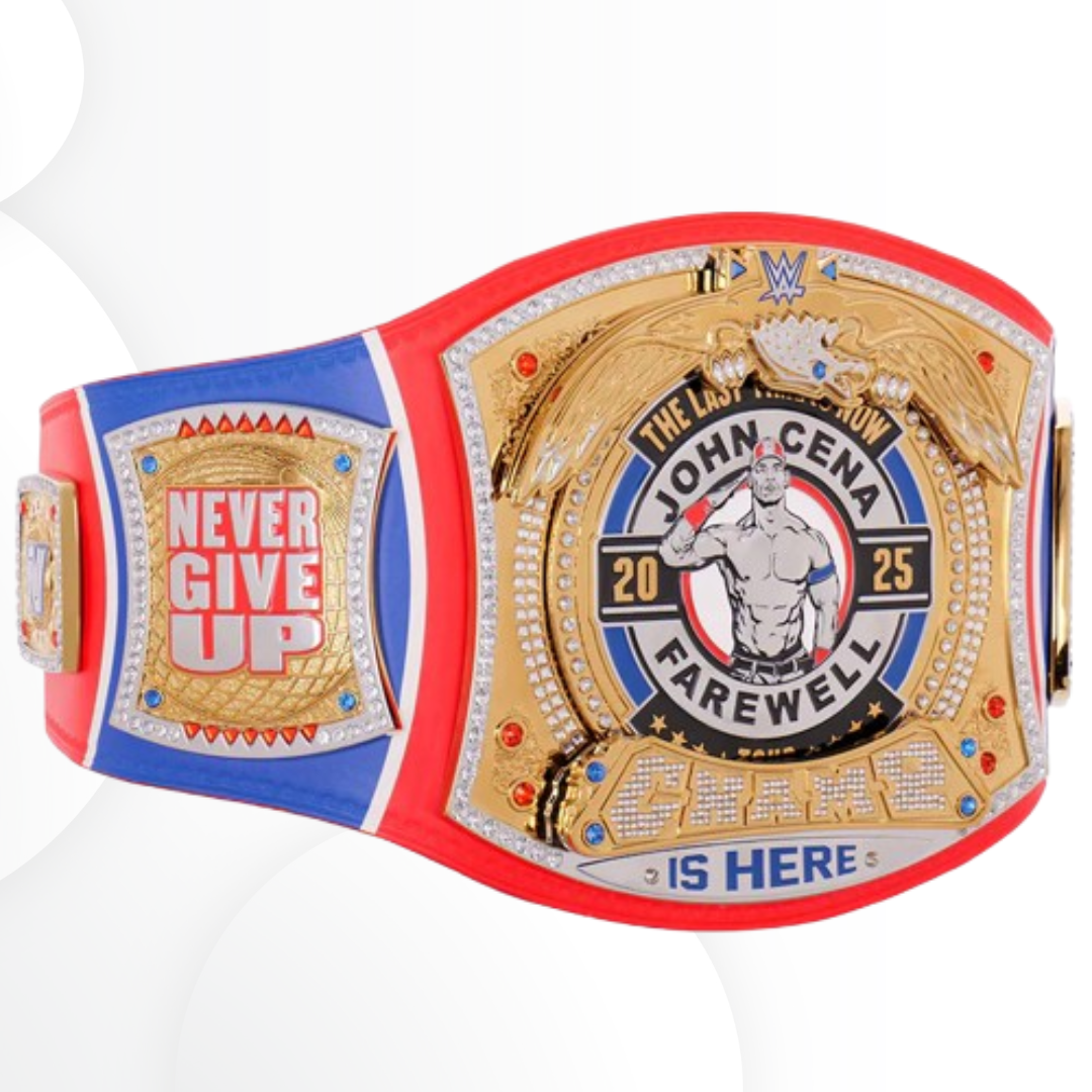 John Cena Farewell Tour 2025 Montreal Spinner Championship Replica Belt