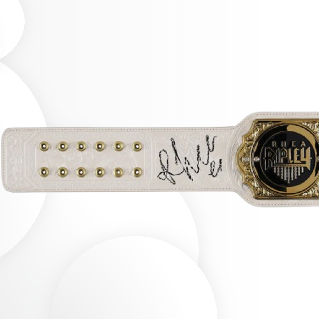 Rhea Ripley WWE Autographed Women’s World Championship Replica Belt