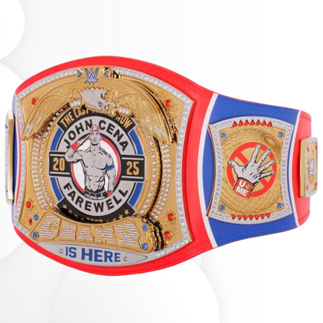 John Cena Farewell Tour 2025 Montreal Spinner Championship Replica Belt