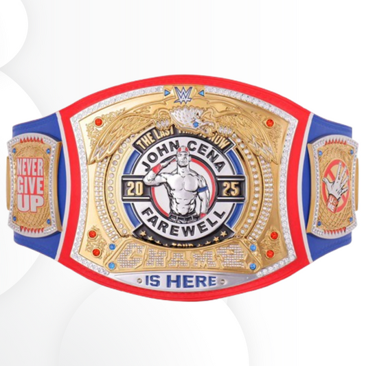 John Cena Farewell Tour 2025 Montreal Spinner Championship Replica Belt