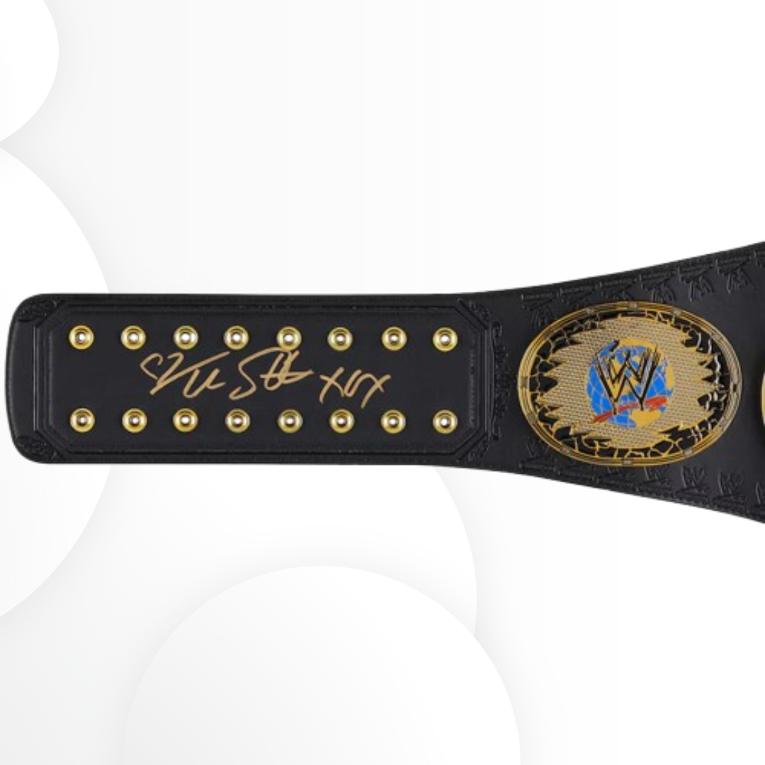 Trish Stratus & Lita Signed WWE Women’s Championship Attitude Era Replica Belt