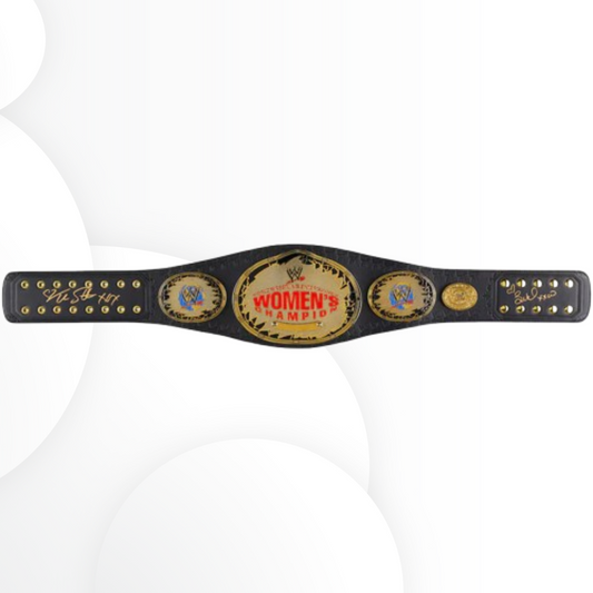 Trish Stratus & Lita Signed WWE Women’s Championship Attitude Era Replica Belt