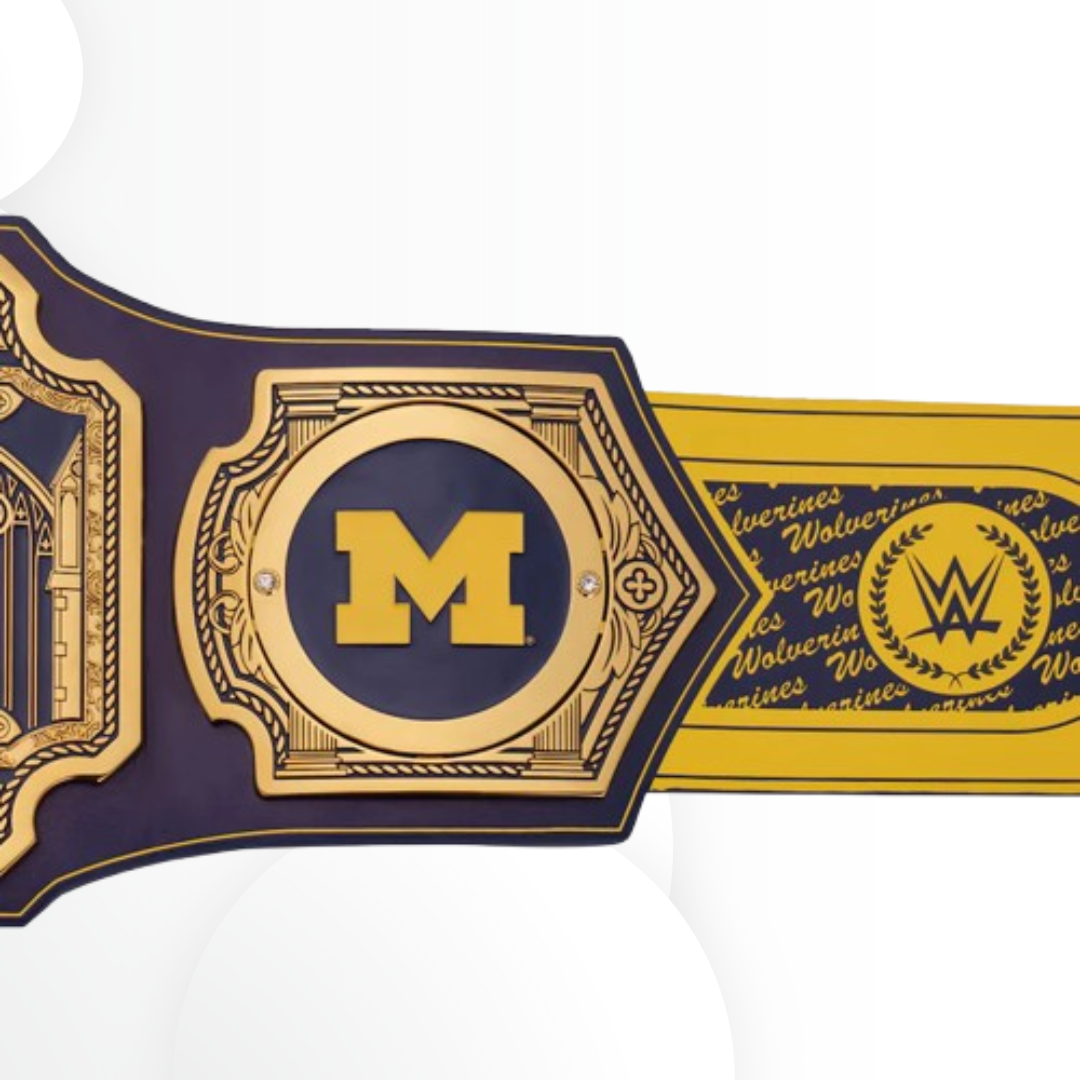 Michigan Wolverines WWE Legacy Championship Replica Belt