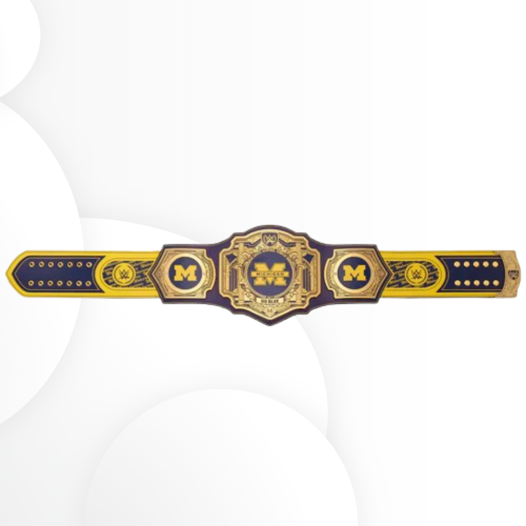 Michigan Wolverines WWE Legacy Championship Replica Belt