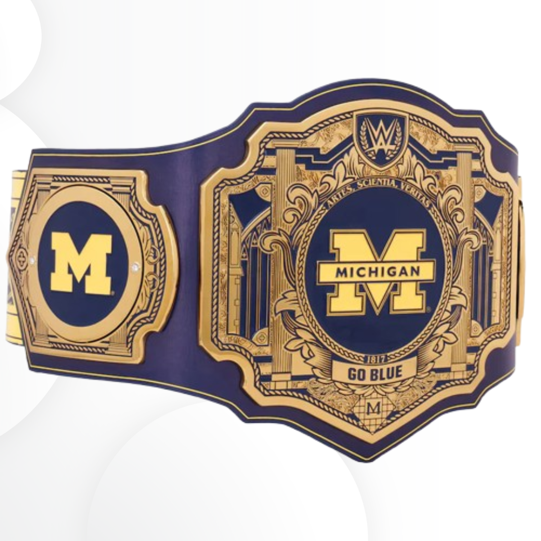 Michigan Wolverines WWE Legacy Championship Replica Belt