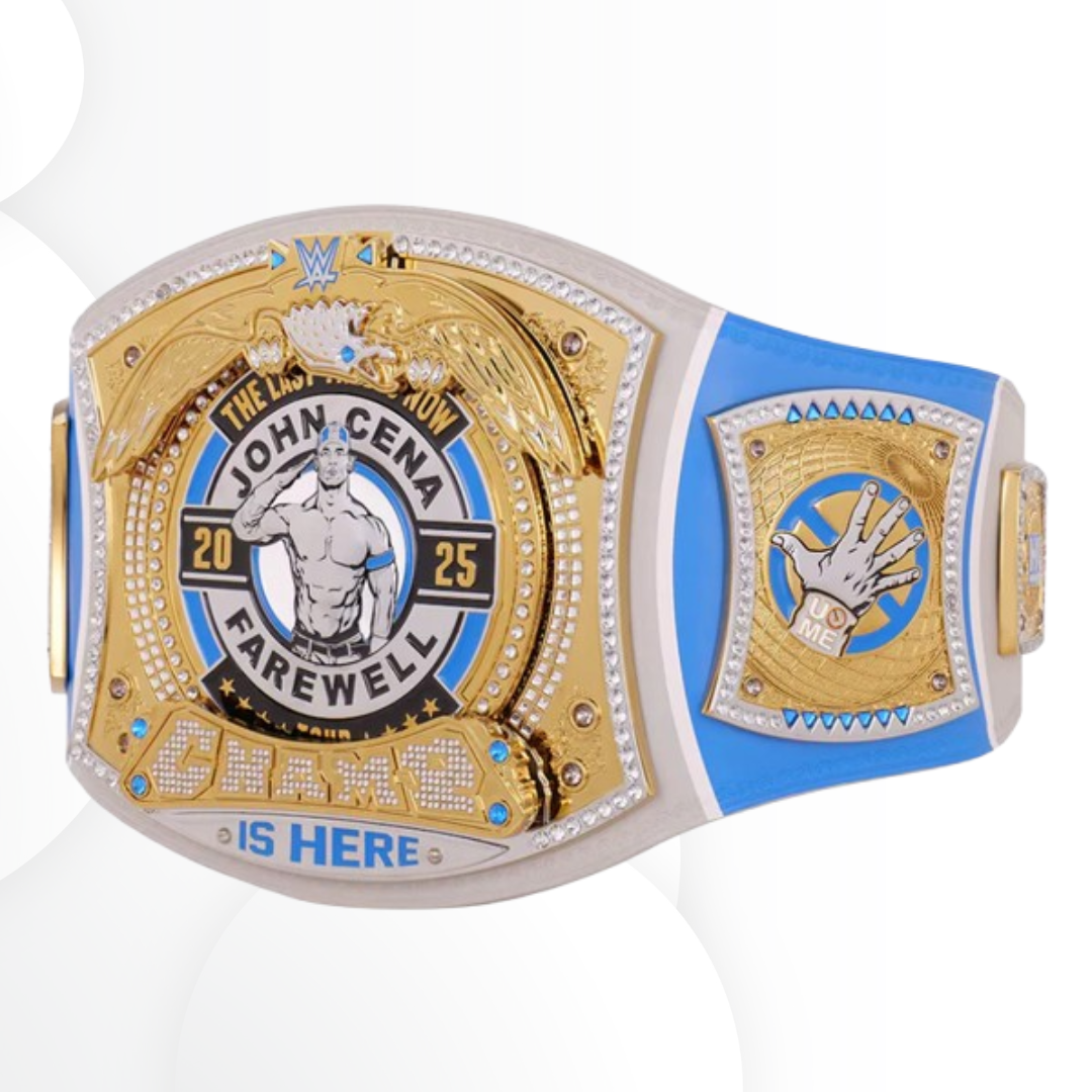 Grand Rapids Exclusive John Cena Farewell Tour 2025 Spinner Championship Replica Title
