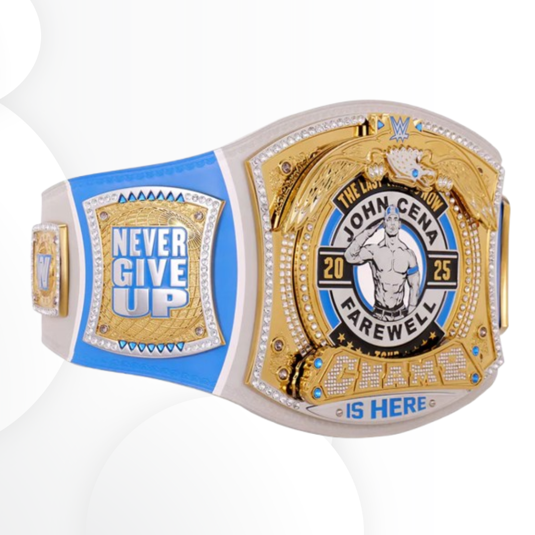 Grand Rapids Exclusive John Cena Farewell Tour 2025 Spinner Championship Replica Title