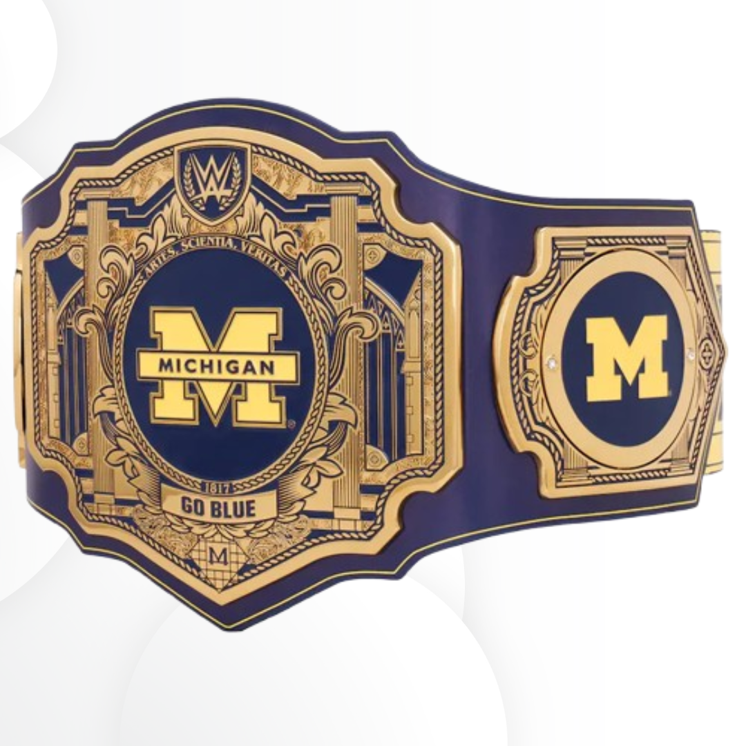 Michigan Wolverines WWE Legacy Championship Replica Belt