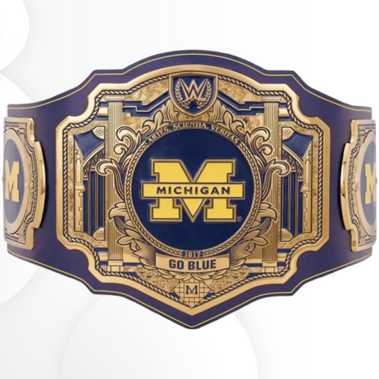 Michigan Wolverines WWE Legacy Championship Replica Belt