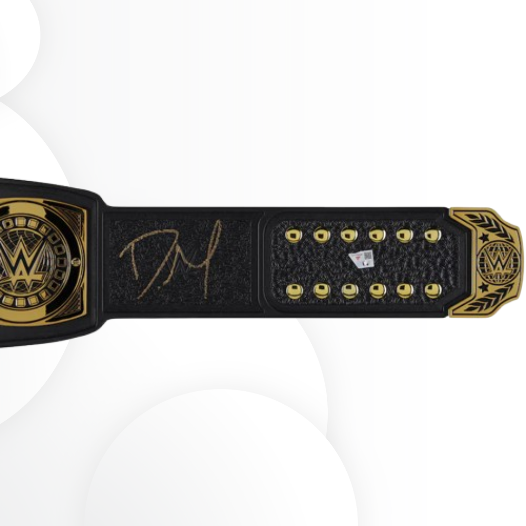 Dominik Mysterio Signed WWE Intercontinental Championship Replica Belt