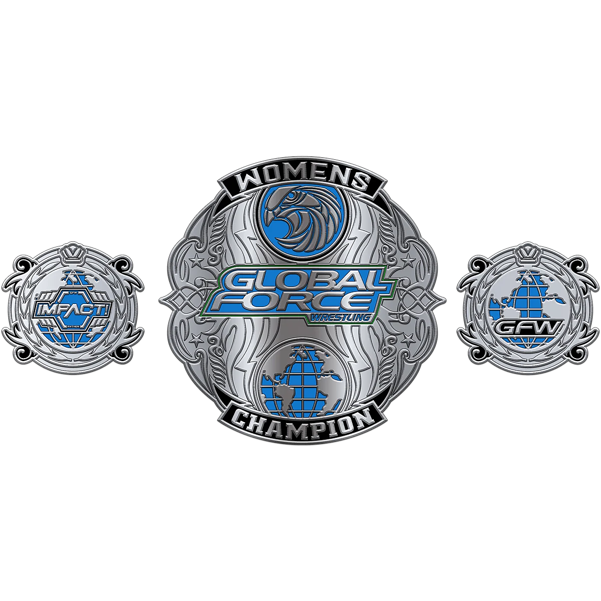 Womens Global Force Custom Design Championship Belt