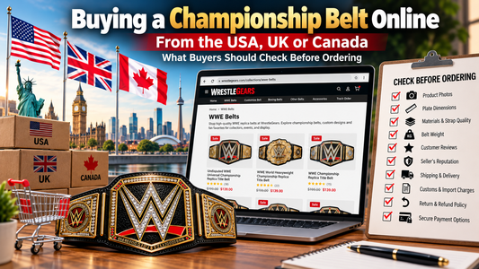 Buying a Championship Belt Online From the USA, UK or Canada: What Buyers Should Check Before Ordering