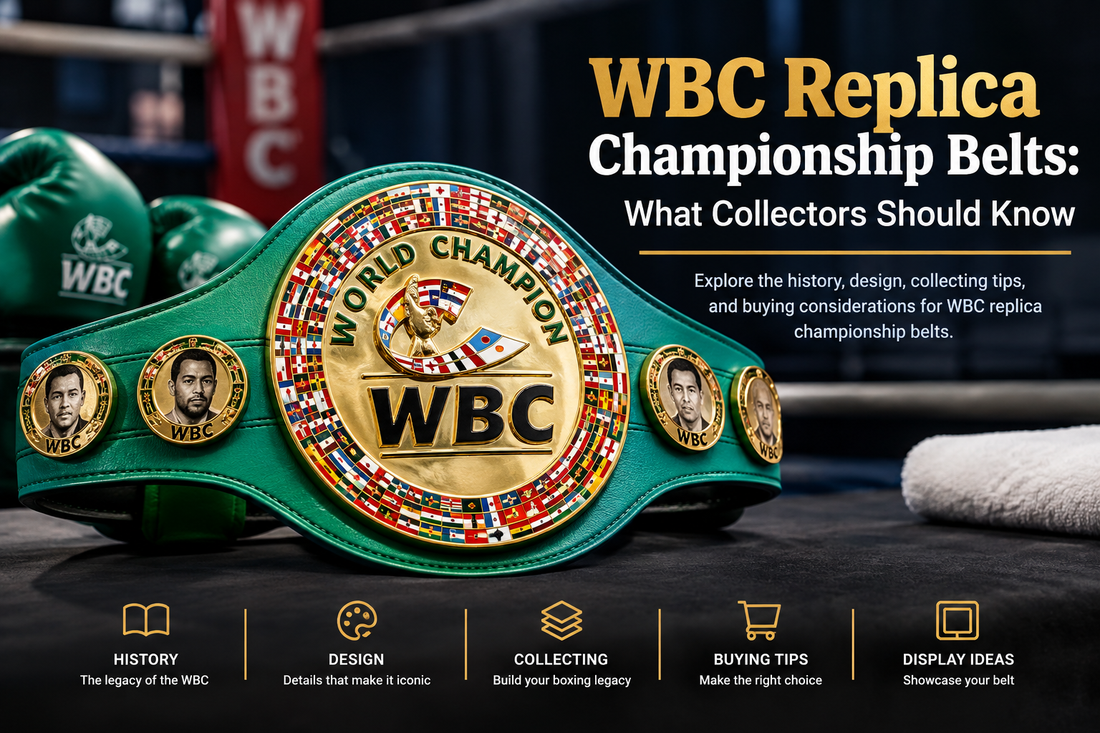 WBC replica championship belts for boxing collectors