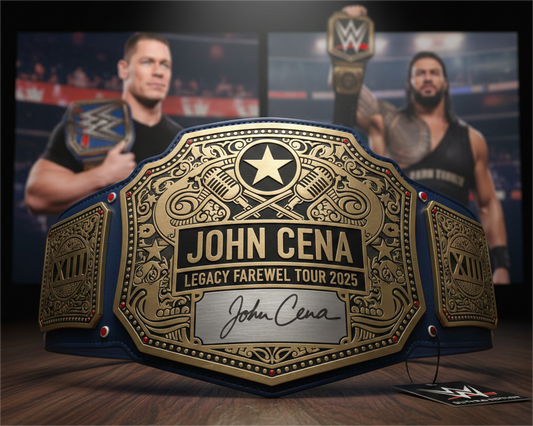 The End of an Era: The John Cena Legacy Farewell 2025 Autographed Indy Replica Belt