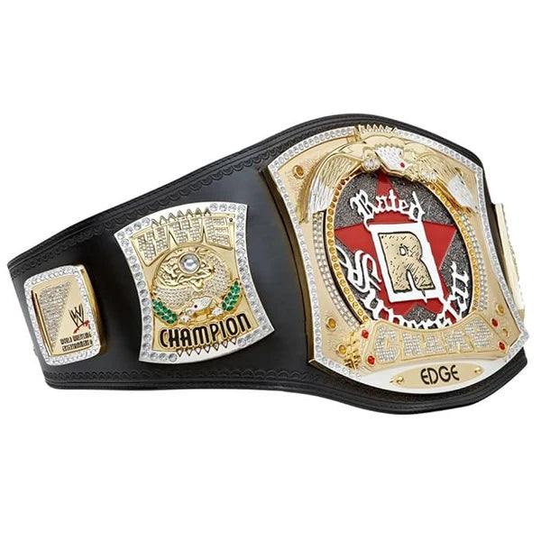 Edge Rated R Spinner Replica WWE Championship Title Belt wrestling collectible