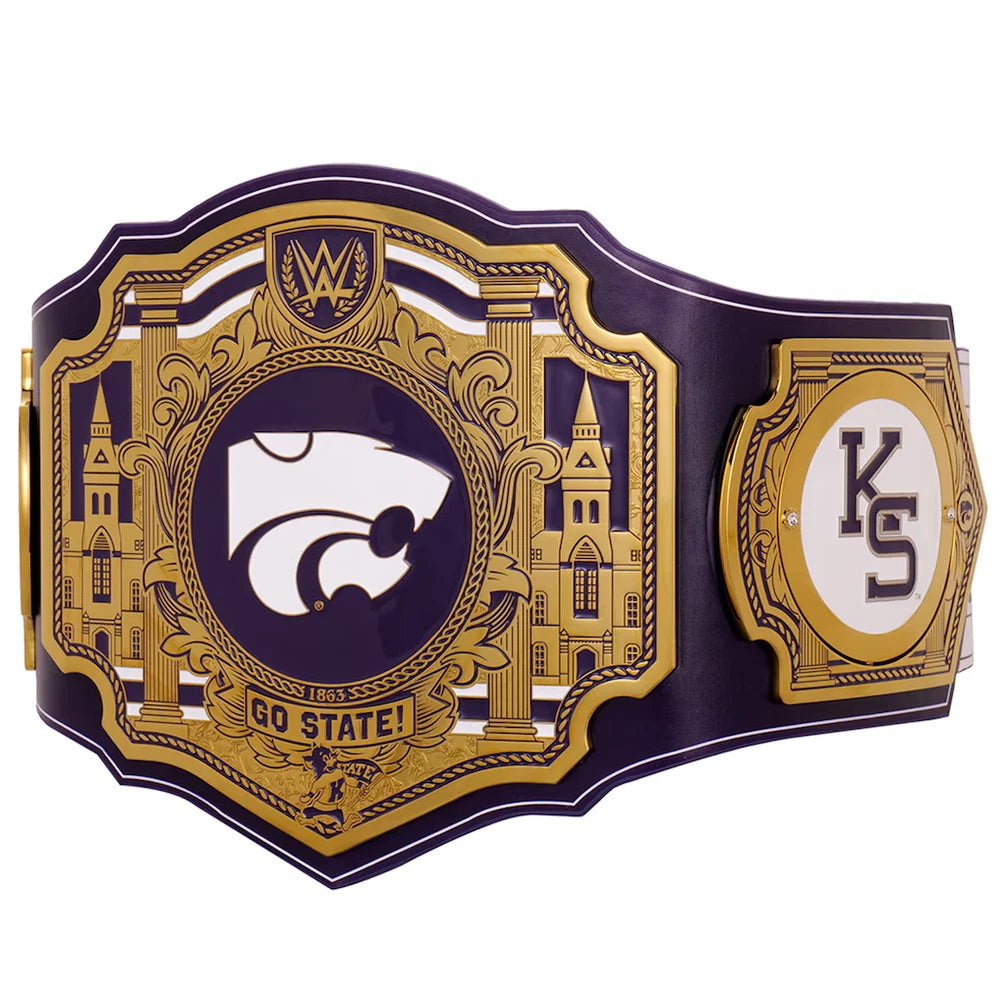 Kansas State Wildcats WWE Legacy Title Belt championship-style college sports collectible