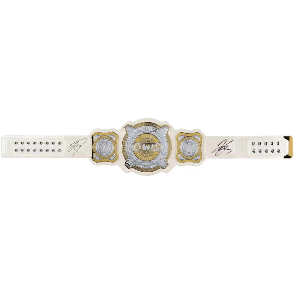 Asuka and Kairi Sane Kabuki Warriors autographed WWE Women's Tag Team Championship replica title belt