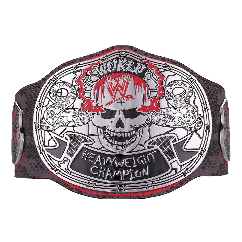 Stone Cold Steve Austin Blood From A Stone Signature Series wrestling title belt