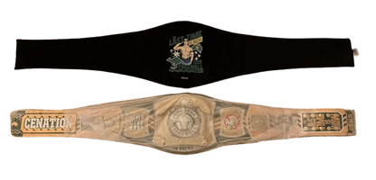 John Cena WWE autographed Farewell Tour 2025 Perth replica title belt