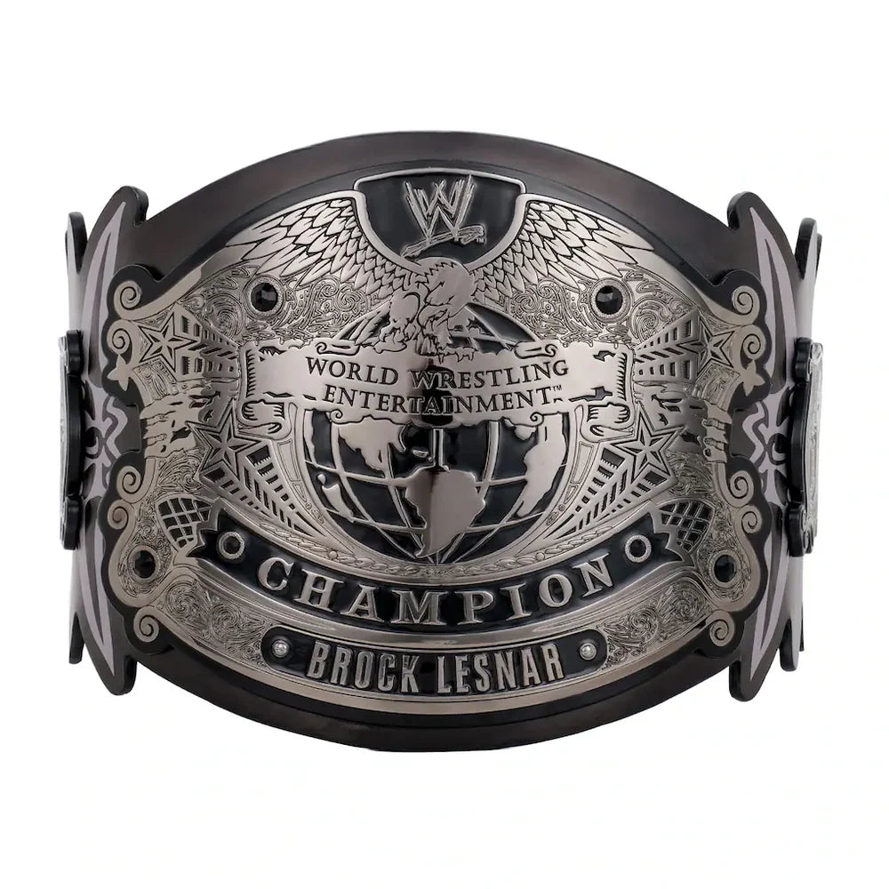 WWE championship belt with detailed design on a white background